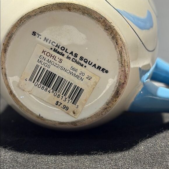 Kohl's large Blue and White Snowman Mug - Picture 5 of 5